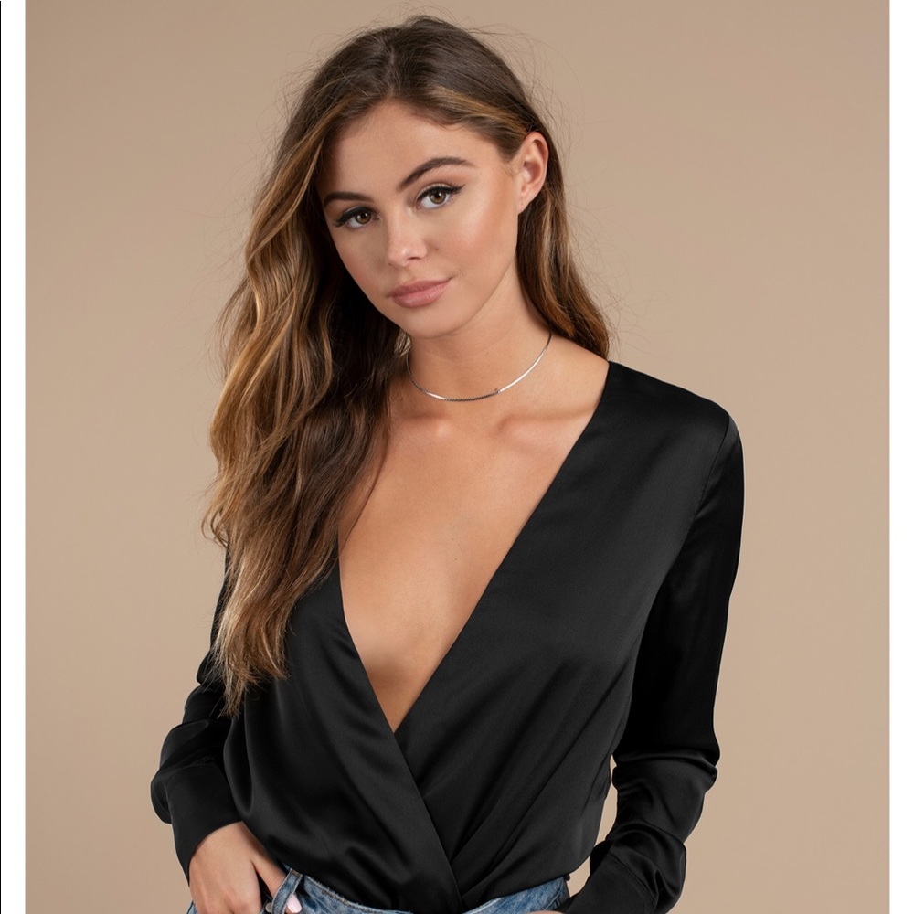 TOBI plunging bodysuit with tags